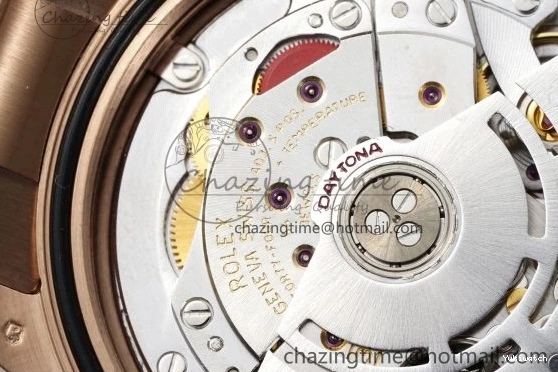 Dial SA4130 Best Edition QF Daytona on 116505 V2 Brown Bracelet RG 1:1 0324